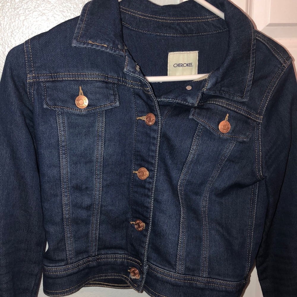 Dark jean jacket